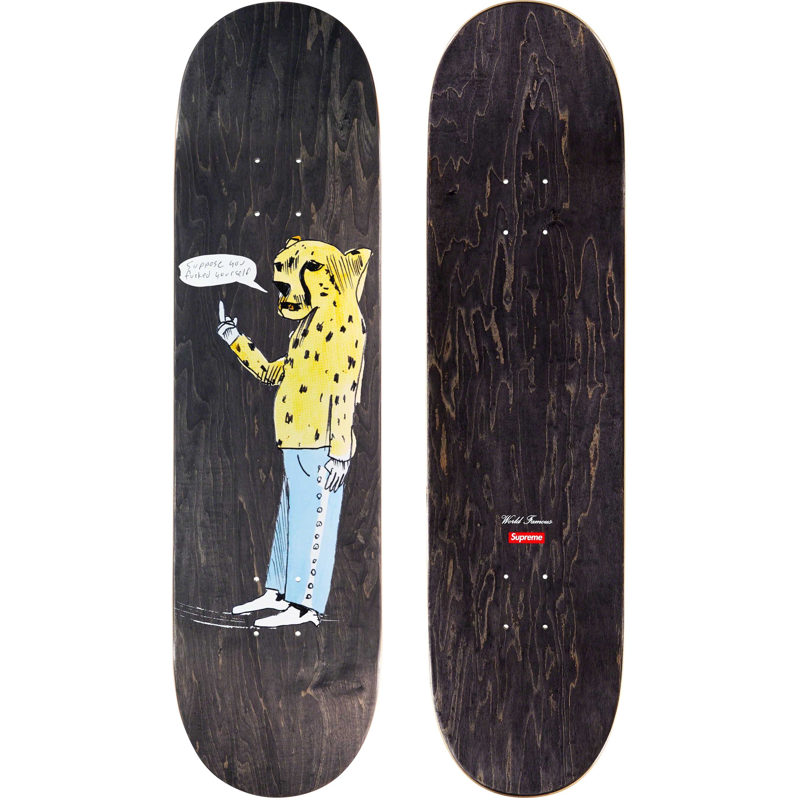 Neil Blender Cheetah Skateboard view 3